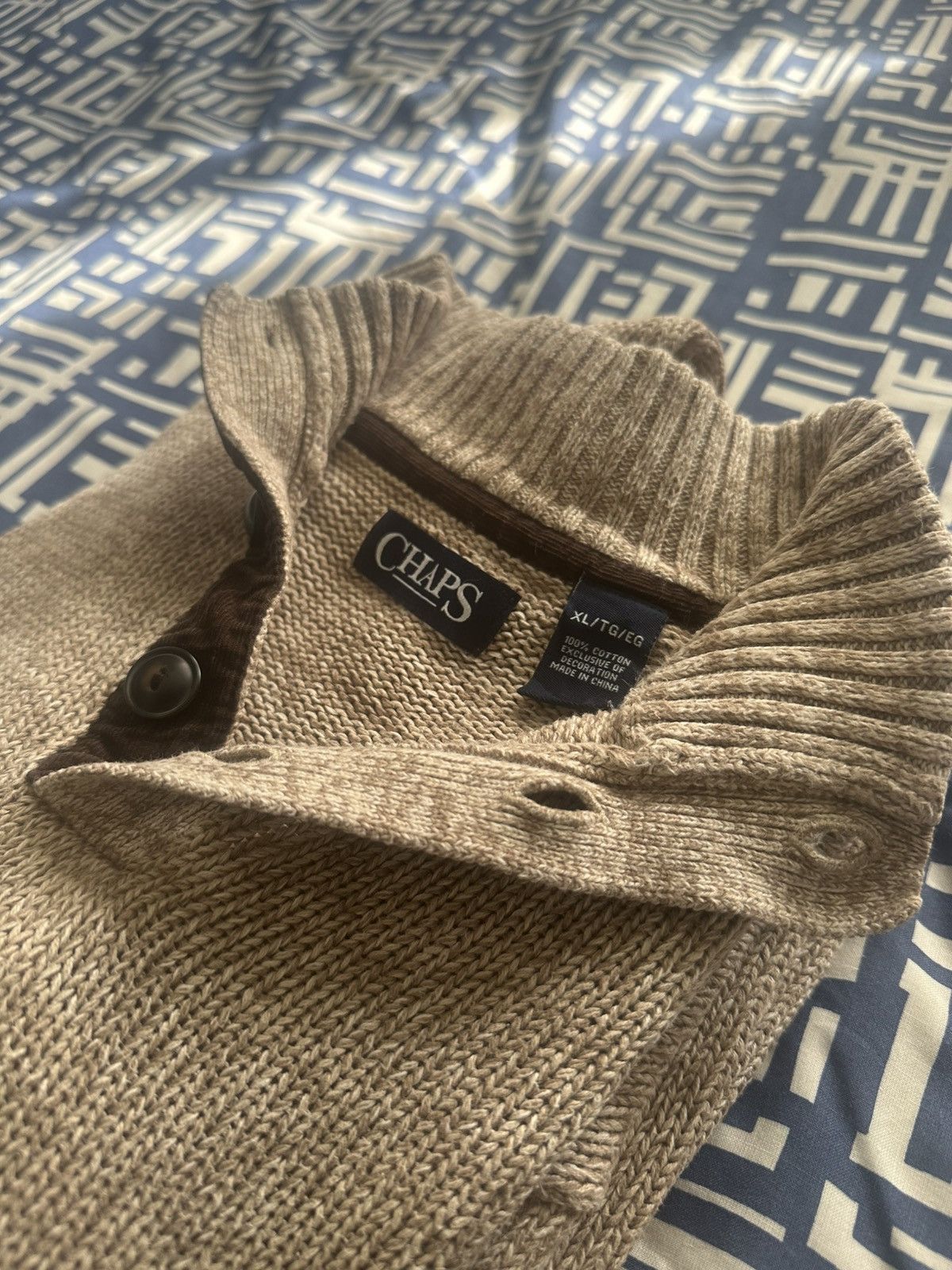 Chaps Ralph Lauren Vintage Ralph Lauren Chaps Cable Knit Jumper (new) Size US XL / EU 56 / 4 - 6 Thumbnail