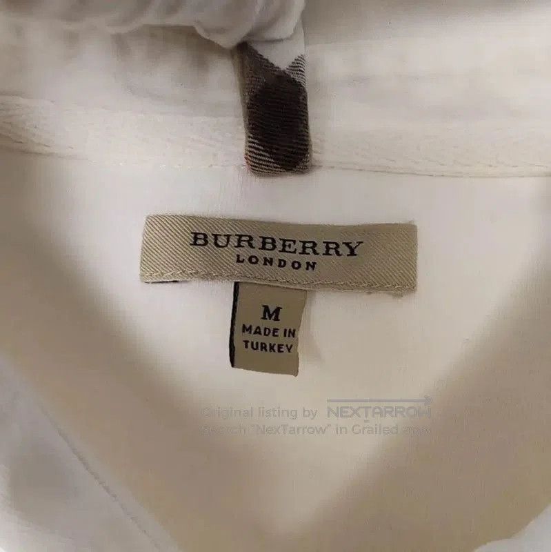 Burberry Burberry White Cotton Long Sleeve Polo Shirt. Size US M / EU 48-50 / 2 - 3 Thumbnail