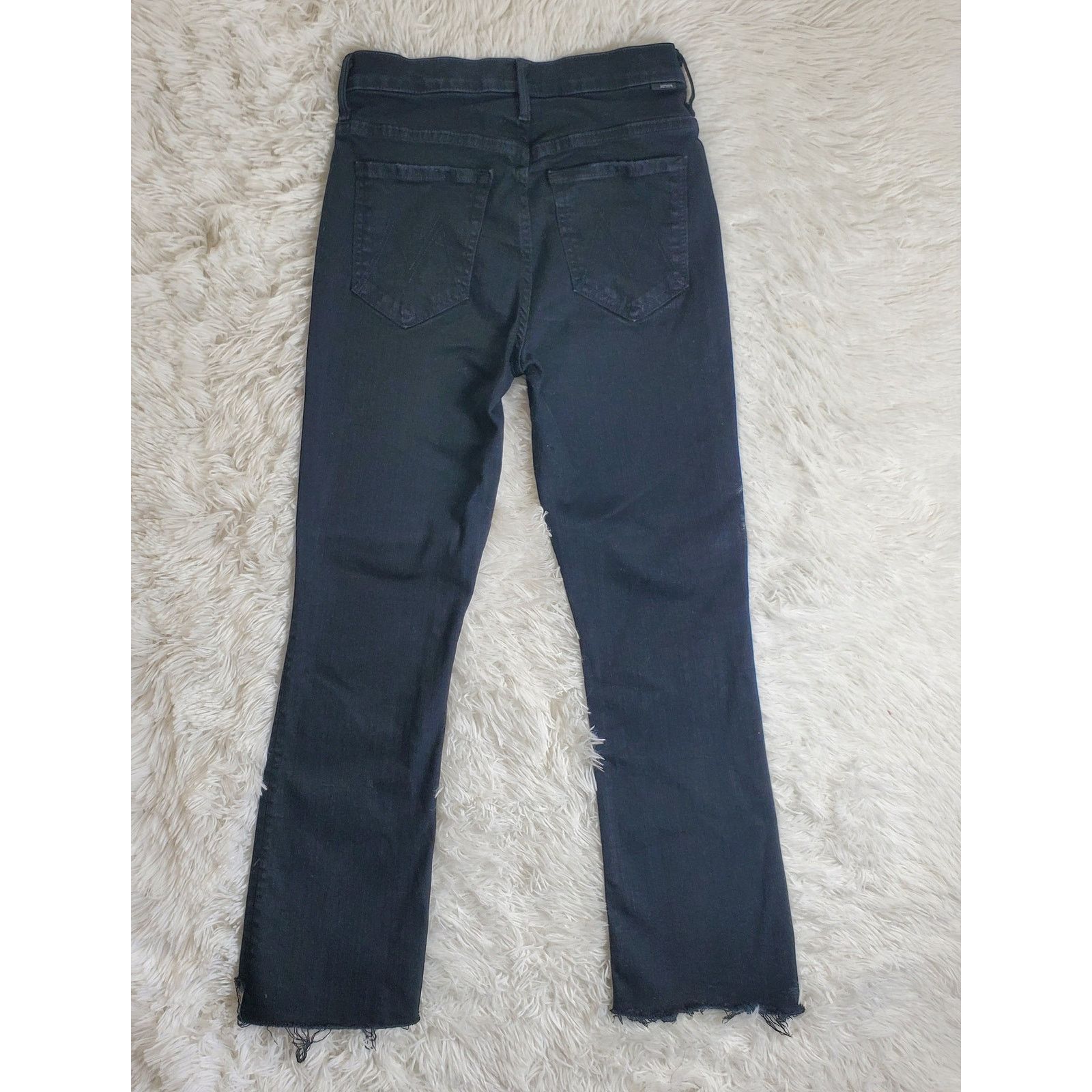 MOTHER Mother Insider Crop Fray Jeans 27 / 4 Size 27" / US 4 / IT 40 - 10 Thumbnail