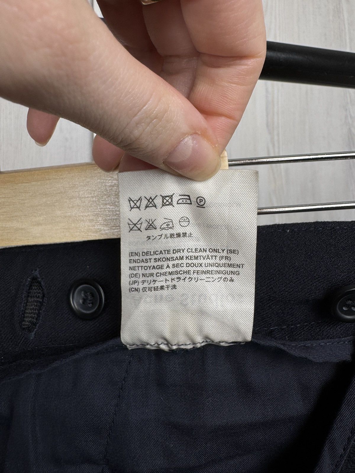 Acne Studios Acne Studios Pace Wool PAW16 casual navy blue pants Size US 30 / EU 46 - 13 Thumbnail