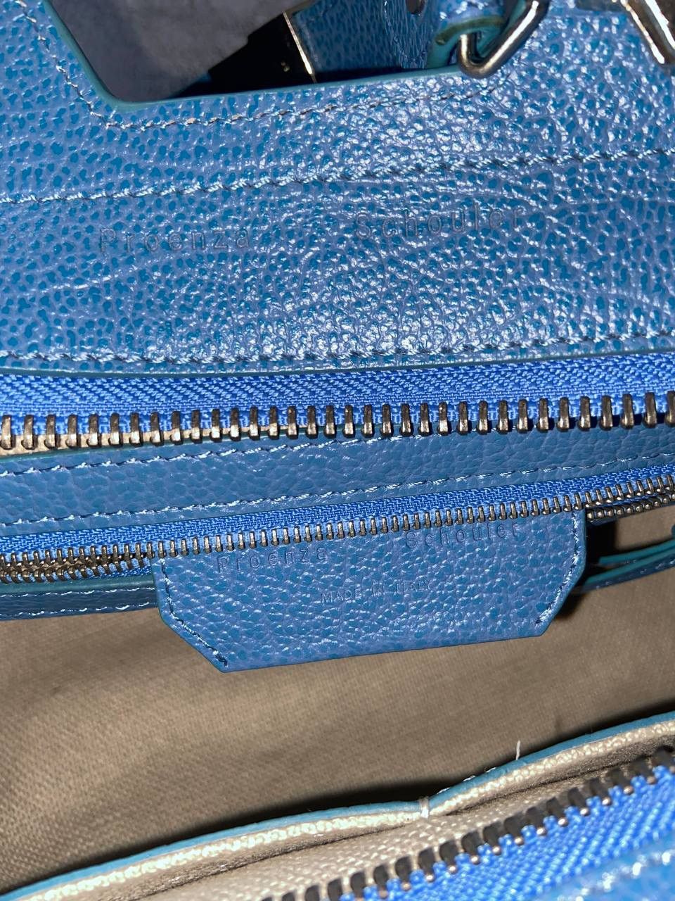 Proenza Schouler PROENZA SCHOULER BLUE LEATHER Y2k SATCHEL SMALL BAG Size ONE SIZE - 17 Thumbnail