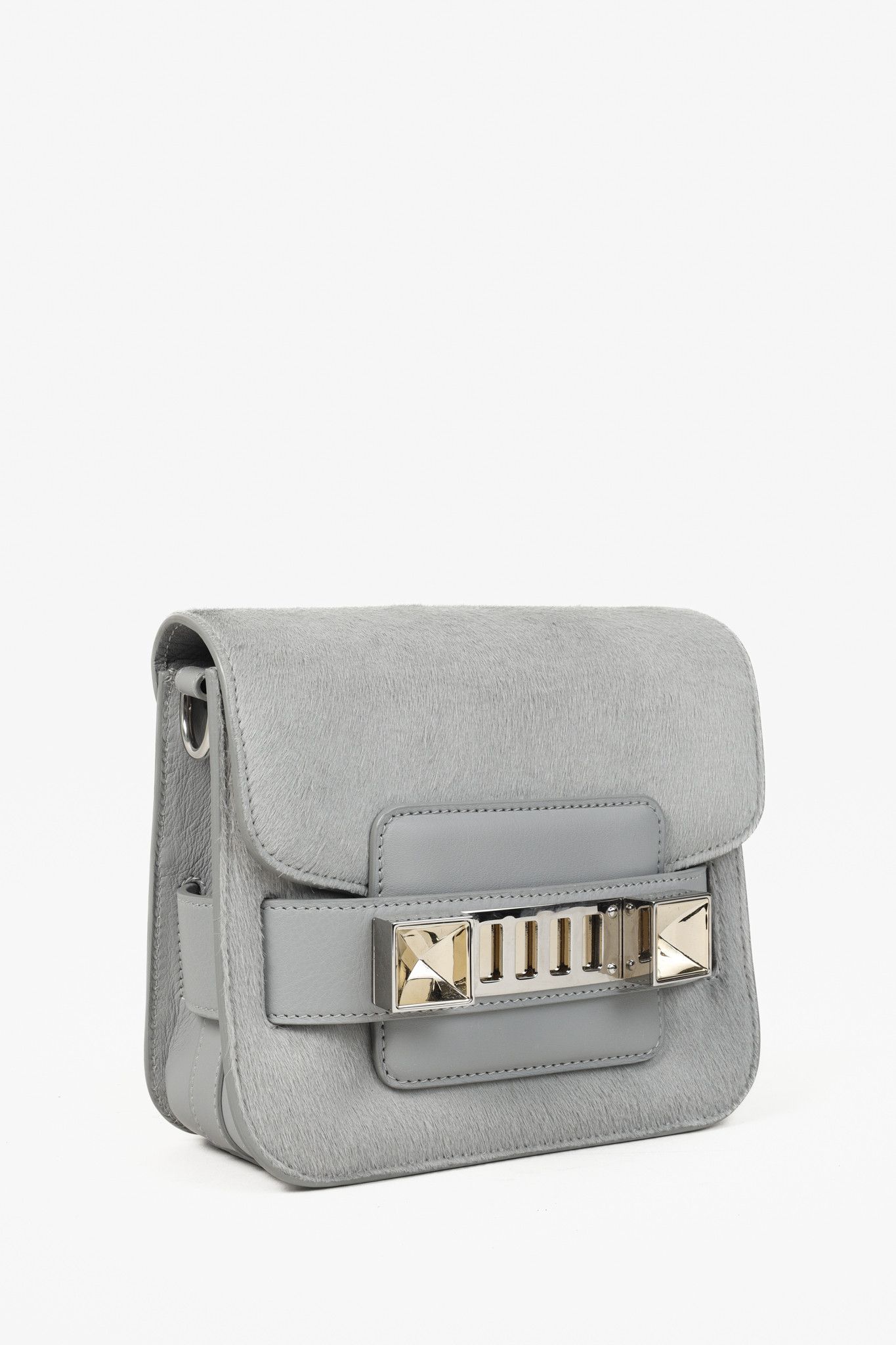 Proenza Schouler Proenza Schouler Icy Pearl Calf Hair PS11 Mini Shoulder Bag Size ONE SIZE - 2 Thumbnail