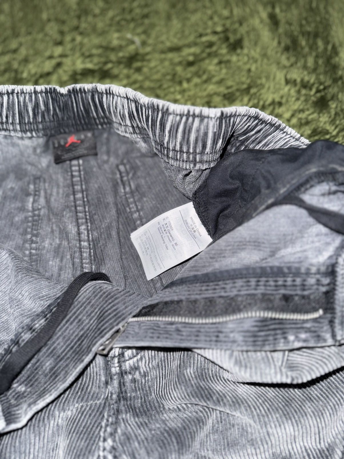Jordan Brand [L] Jordan Flight Chicago Washed Corduroy Pants Black Grey Size US 36 / EU 52 - 5 Thumbnail
