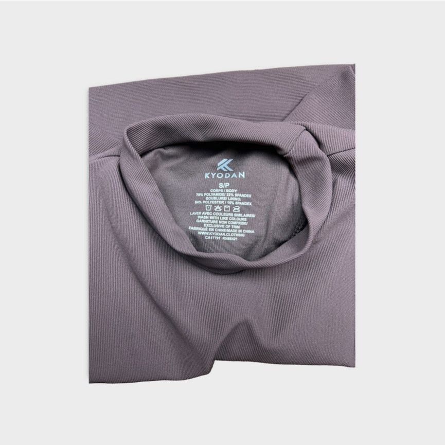 Kyodan Kyodan | Griffintown Ribbed Mock Neck Bra Top | Small Size ONE SIZE - 4 Thumbnail