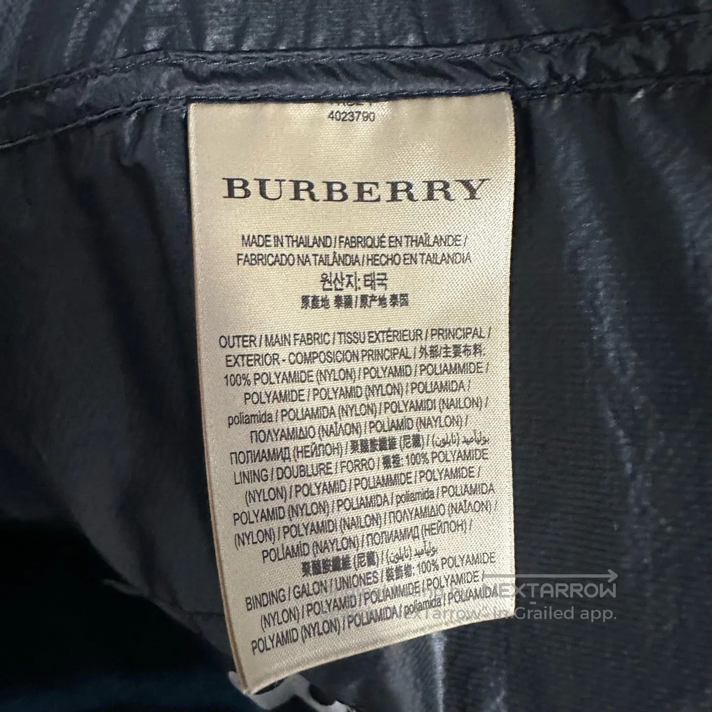 Burberry Burberry Gold Logo Jacket| Size M / US 6-8 / IT 42-44 - 5 Thumbnail
