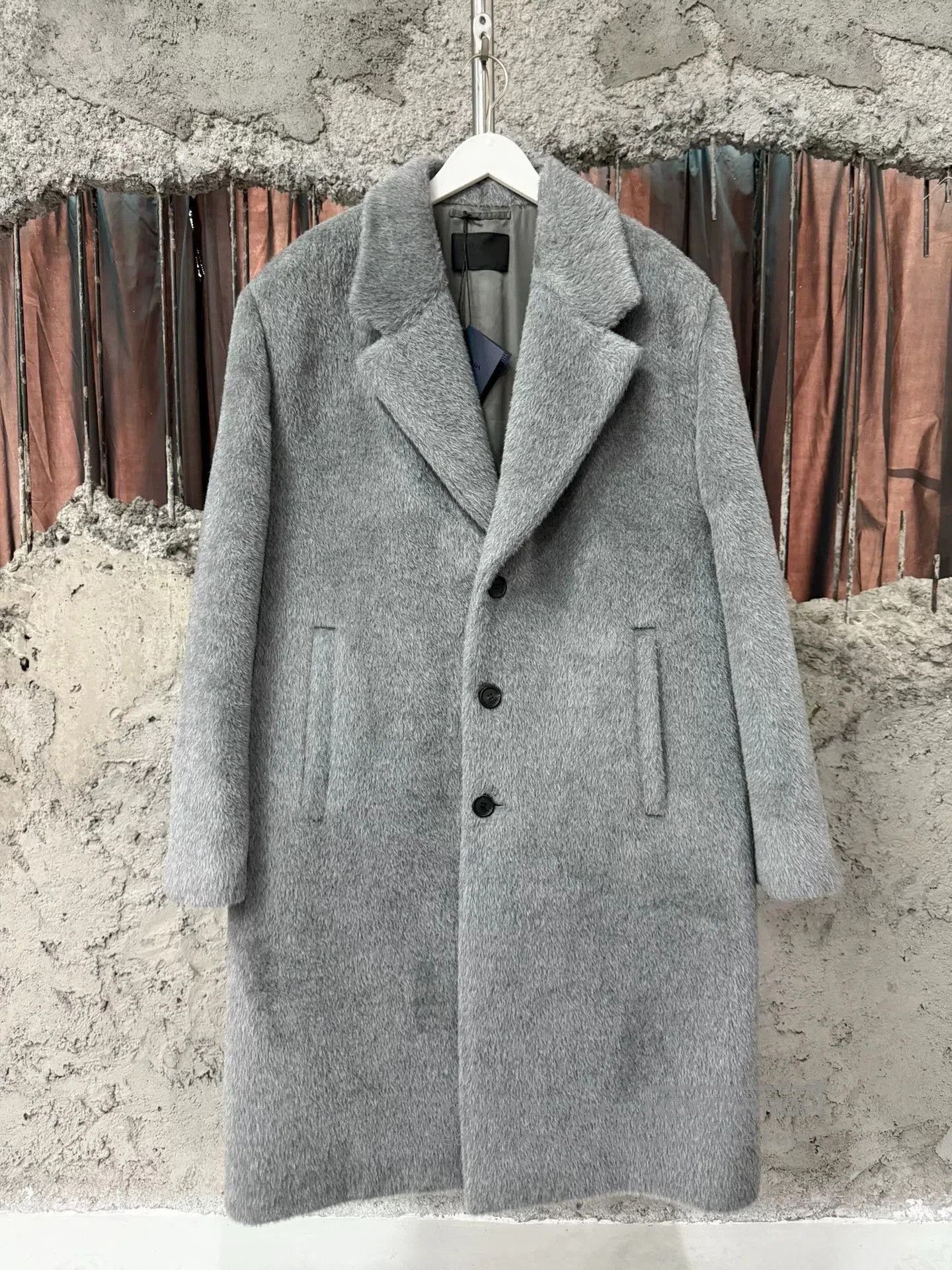 Prada Gray Overcoat.
