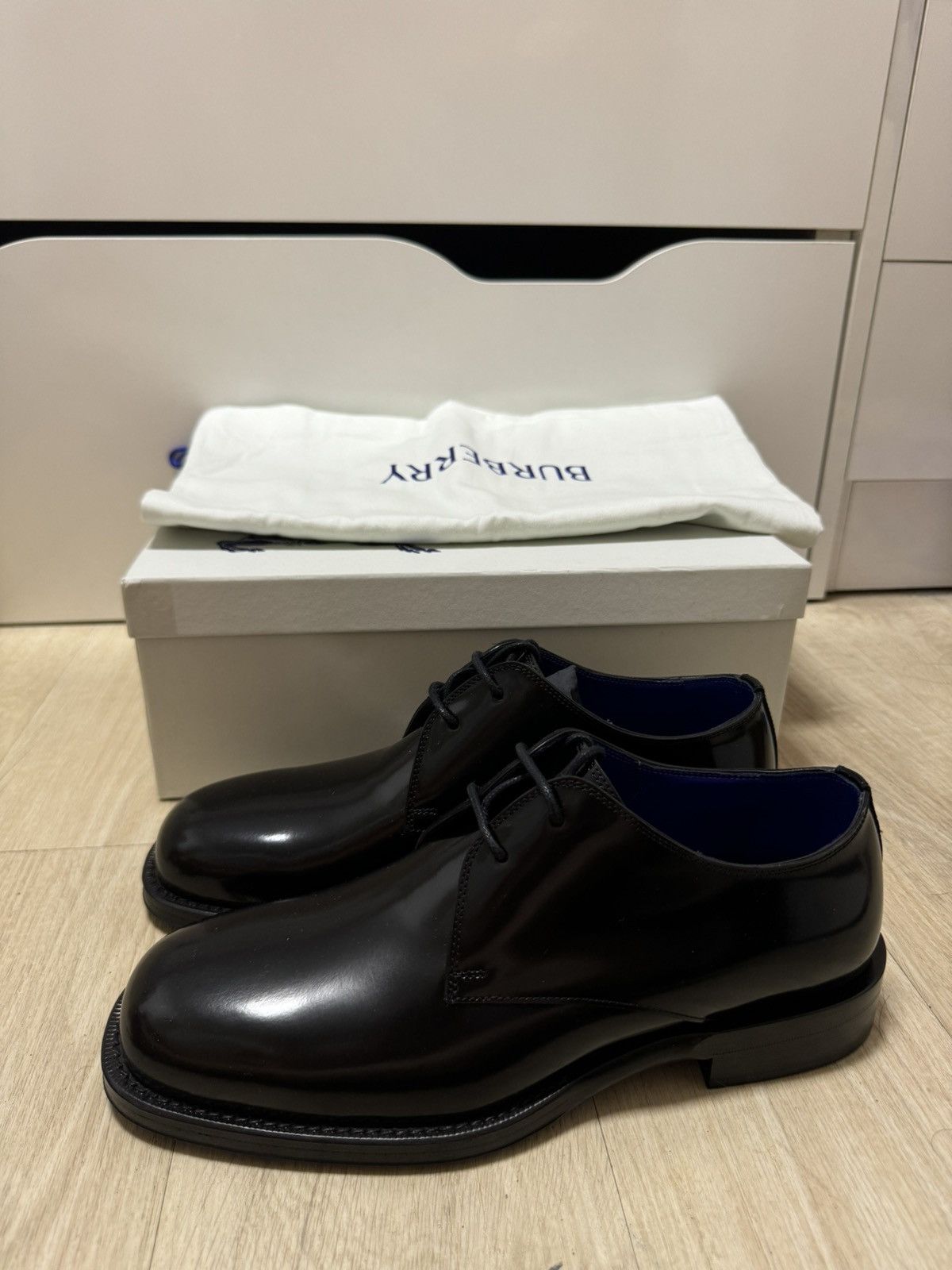 Burberry Knight Derby Leather Shoes Size US 10 / EU 43 - 1 Thumbnail