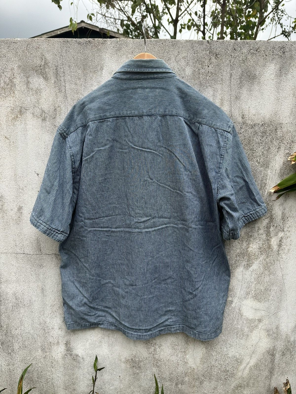Kansai Yamamoto Kansai hikori denim zipper shirts Size US L / EU 52-54 / 3 - 7 Thumbnail