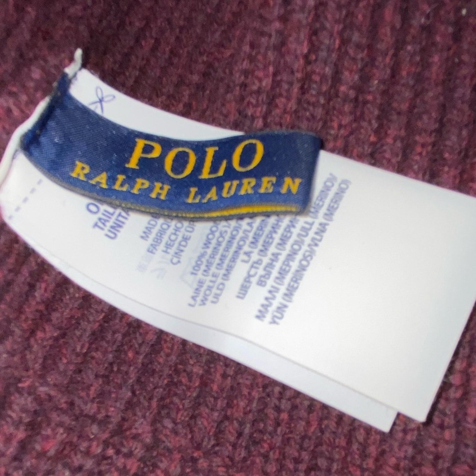 Polo Ralph Lauren POLO Ralph Lauren $78 Signature Pony 100% Merino Beanie OS Size ONE SIZE - 7 Thumbnail