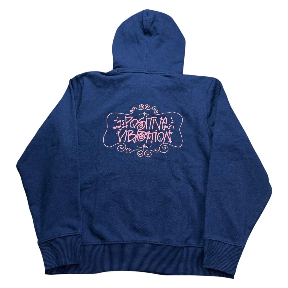 Stussy Stussy Positive Vibrations Applique Hoodie Navy Blue Small Size US S / EU 44-46 / 1 - 2 Thumbnail