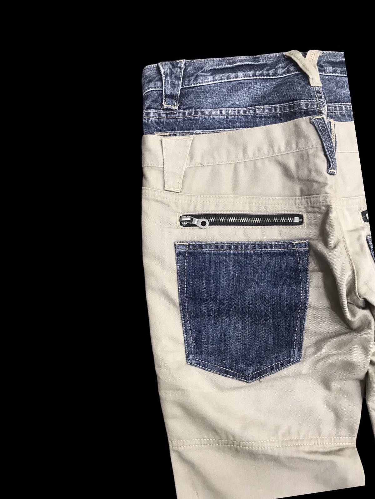 PPFM 💥DOUBLE WAIST 💥RARE ARCHIVAL PPFM Japan Hybrid Pant F343 Size US 31 - 8 Thumbnail