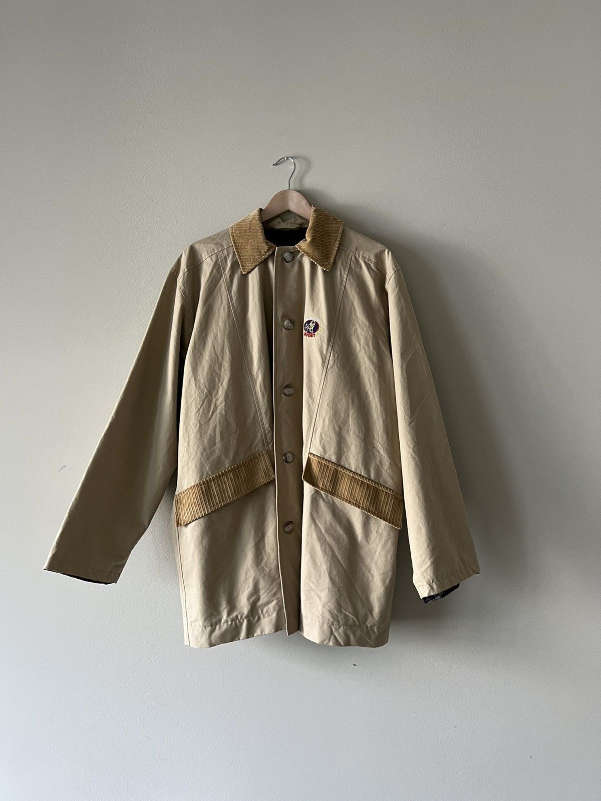 image of Martine Rose Hanging Sports Coat in Tan, Men's (Size Small)