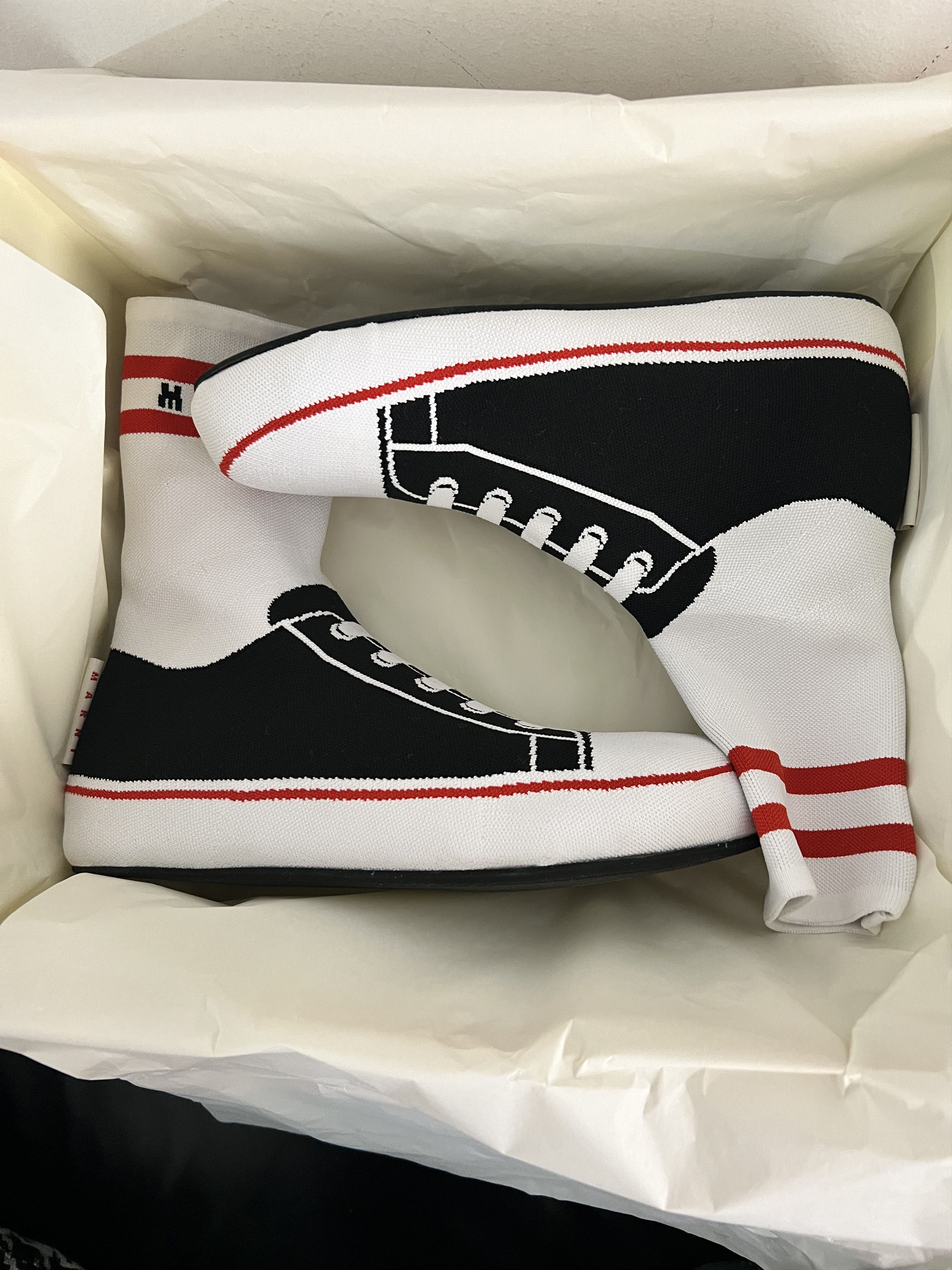 Marni Trompe L’oeil Jacquard High-Top Sneaker Size US 9 / EU 42 - 2 Thumbnail