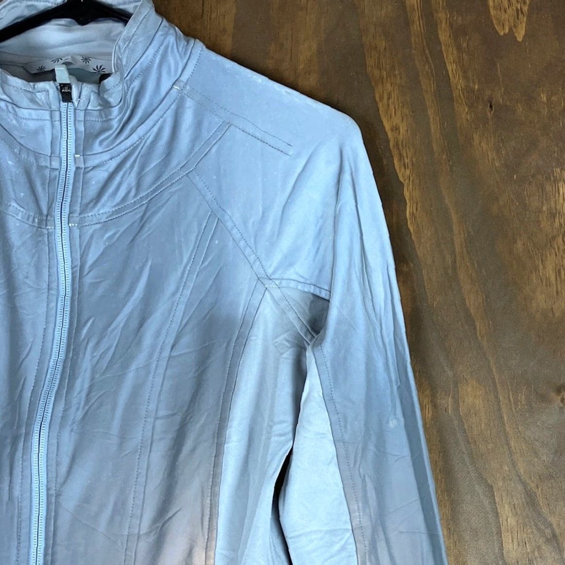 Athleta Athleta Womens Jacket Light Blue Athletic Stand Collar Zip Up Stretch XS Size XS / US 0-2 / IT 36-38 - 3 Thumbnail