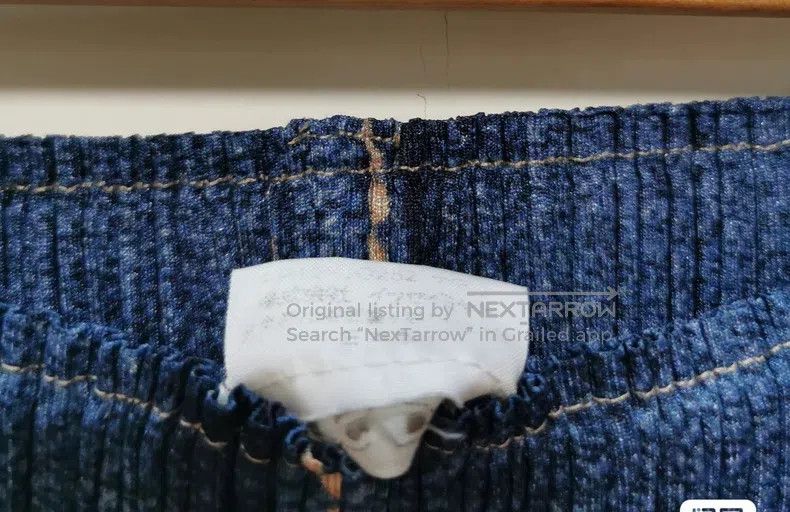 Issey Miyake Issey Miyake Denim Midi Skirt Size 25" / US 0 / IT 36 - 4 Thumbnail