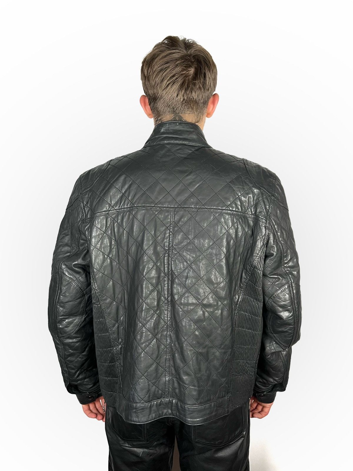 Belstaff 🏍️Belstaff quilted leather jacket motor style Size US L / EU 52-54 / 3 - 6 Thumbnail