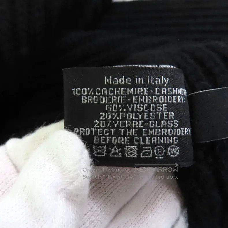 Chanel Chanel Black knitted cashmere scarf Size ONE SIZE - 5 Thumbnail