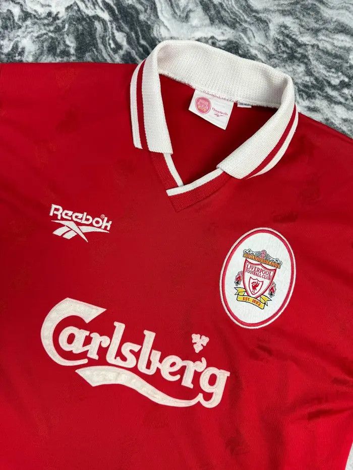 Reebok Vintage Reebok Liverpool 1996 1998 Home Shirt Soccer Jersey Size US M / EU 48-50 / 2 - 4 Thumbnail