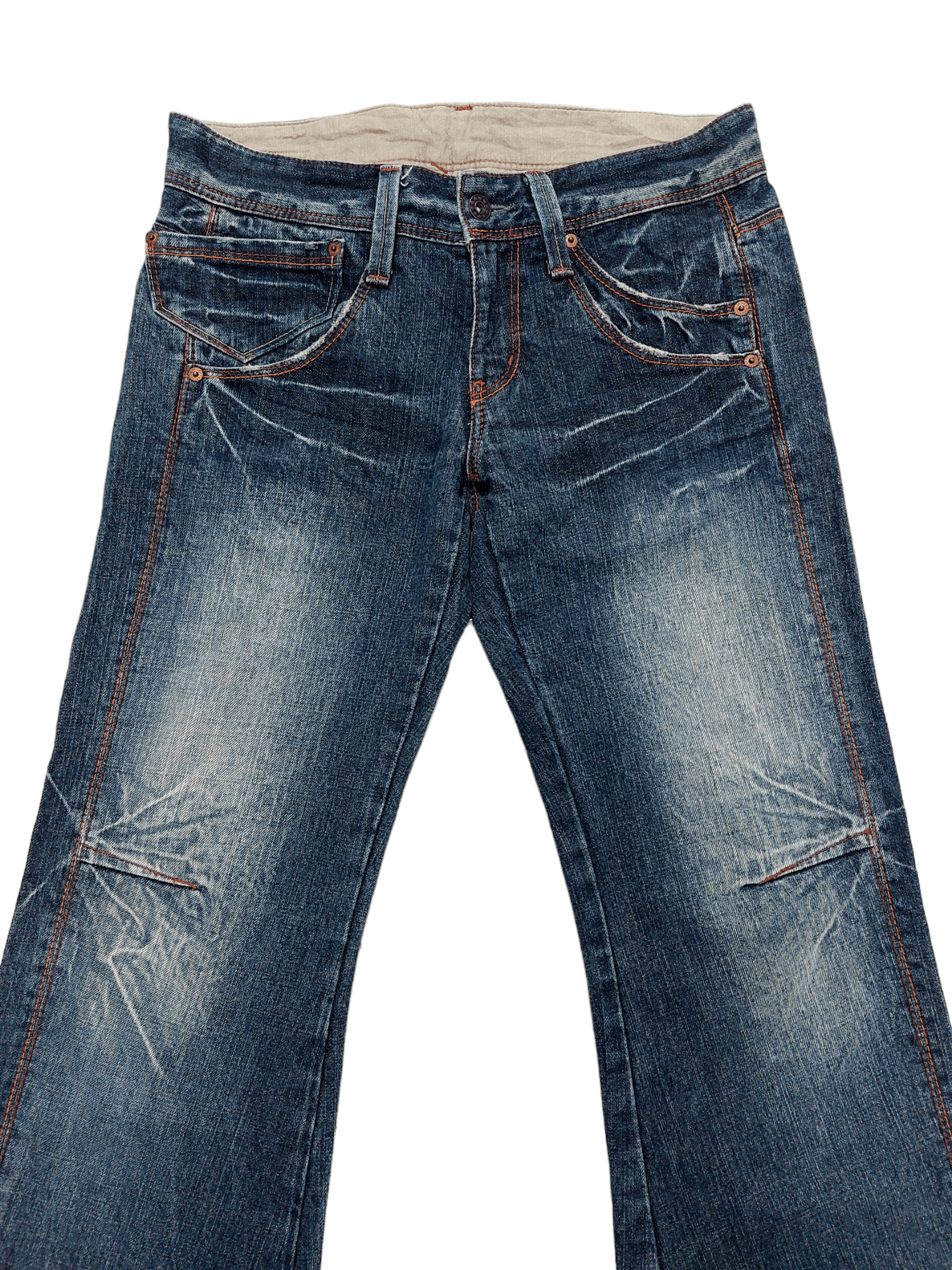Japanese Brand × Vintage SUPER FLARE💥 Et Boite Japanese Wide Leg Flare Denim Size US 32 / EU 48 - 2 Thumbnail
