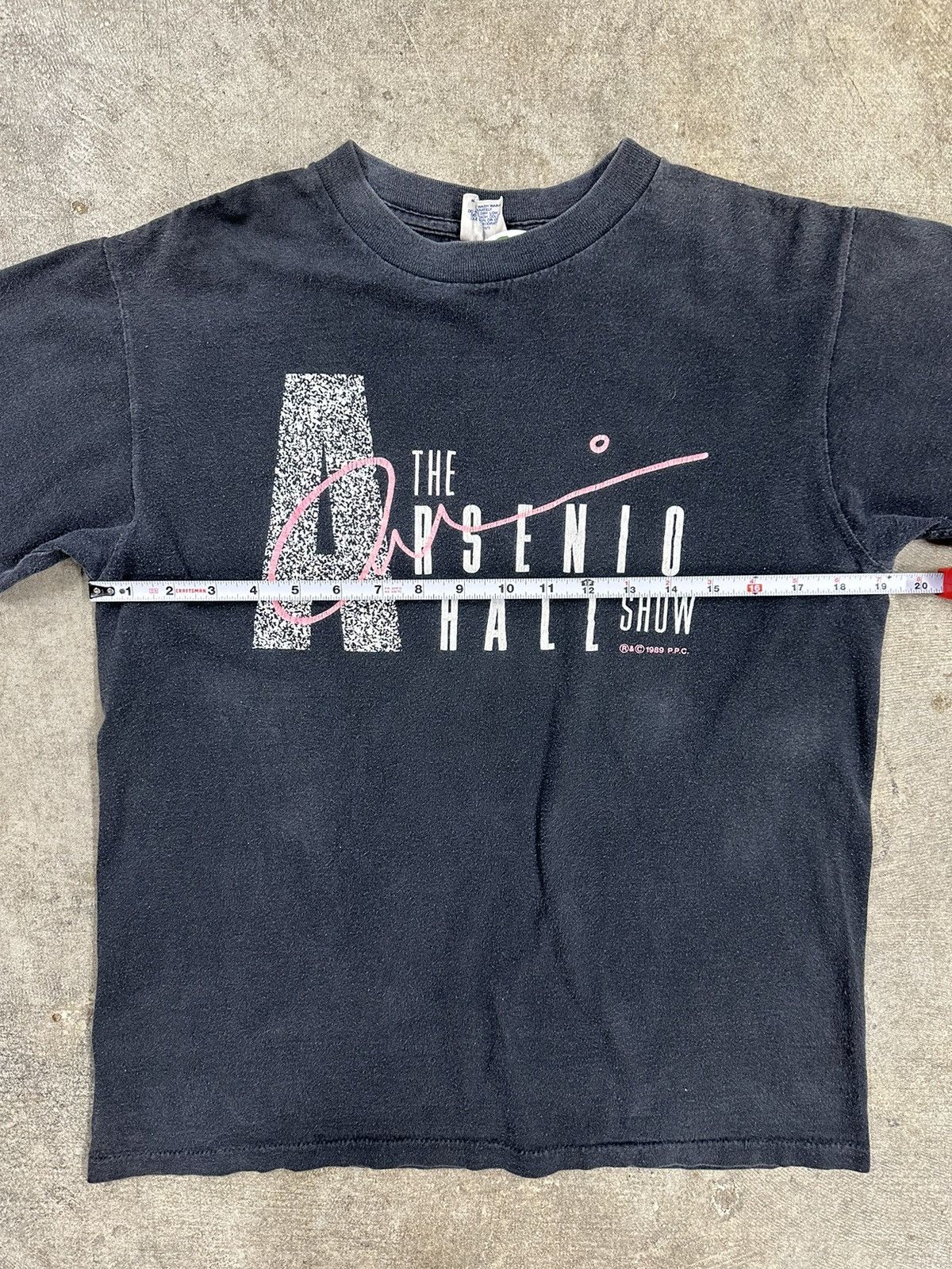 Vintage Vintage 80s The Arsenio Hall Show Graphic Promo T-Shirt Size US M / EU 48-50 / 2 - 9 Thumbnail