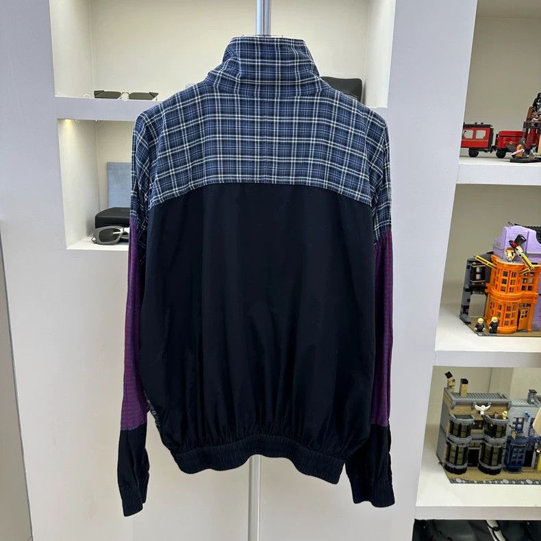 Balenciaga Balenciaga Patchwork plaid embroidered logo assault jacket Size US S / EU 44-46 / 1 - 5 Thumbnail