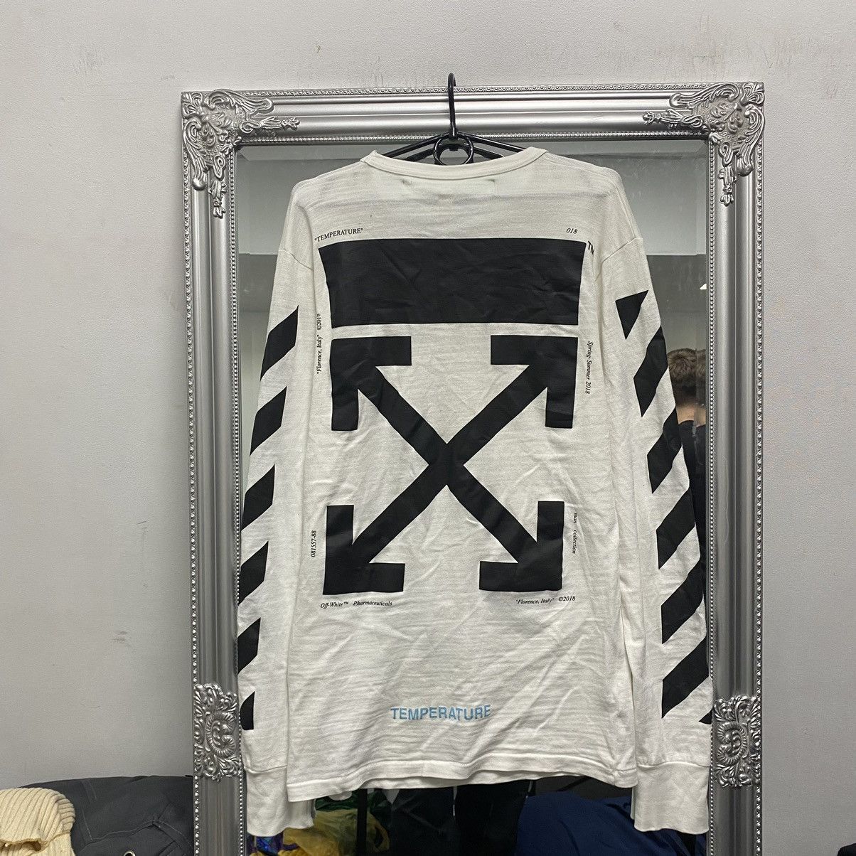 Off-White Off-White Long Sleeve Mona Lisa Big Logo Size US S / EU 44-46 / 1 - 12 Thumbnail