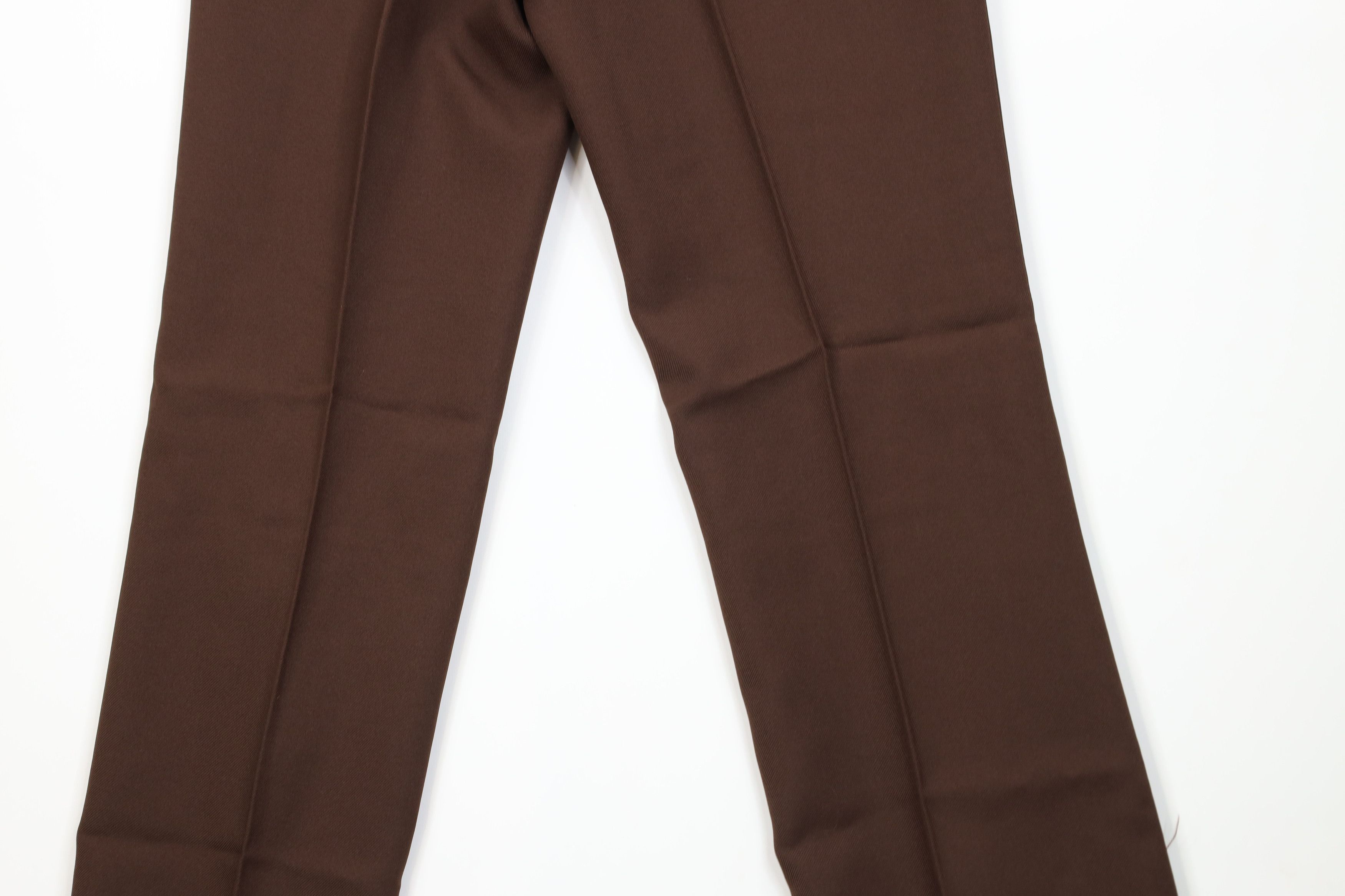 Vintage Deadstock Vintage 70s Streetwear Wide Leg Chino Pants Brown Size US 30 / EU 46 - 10 Thumbnail