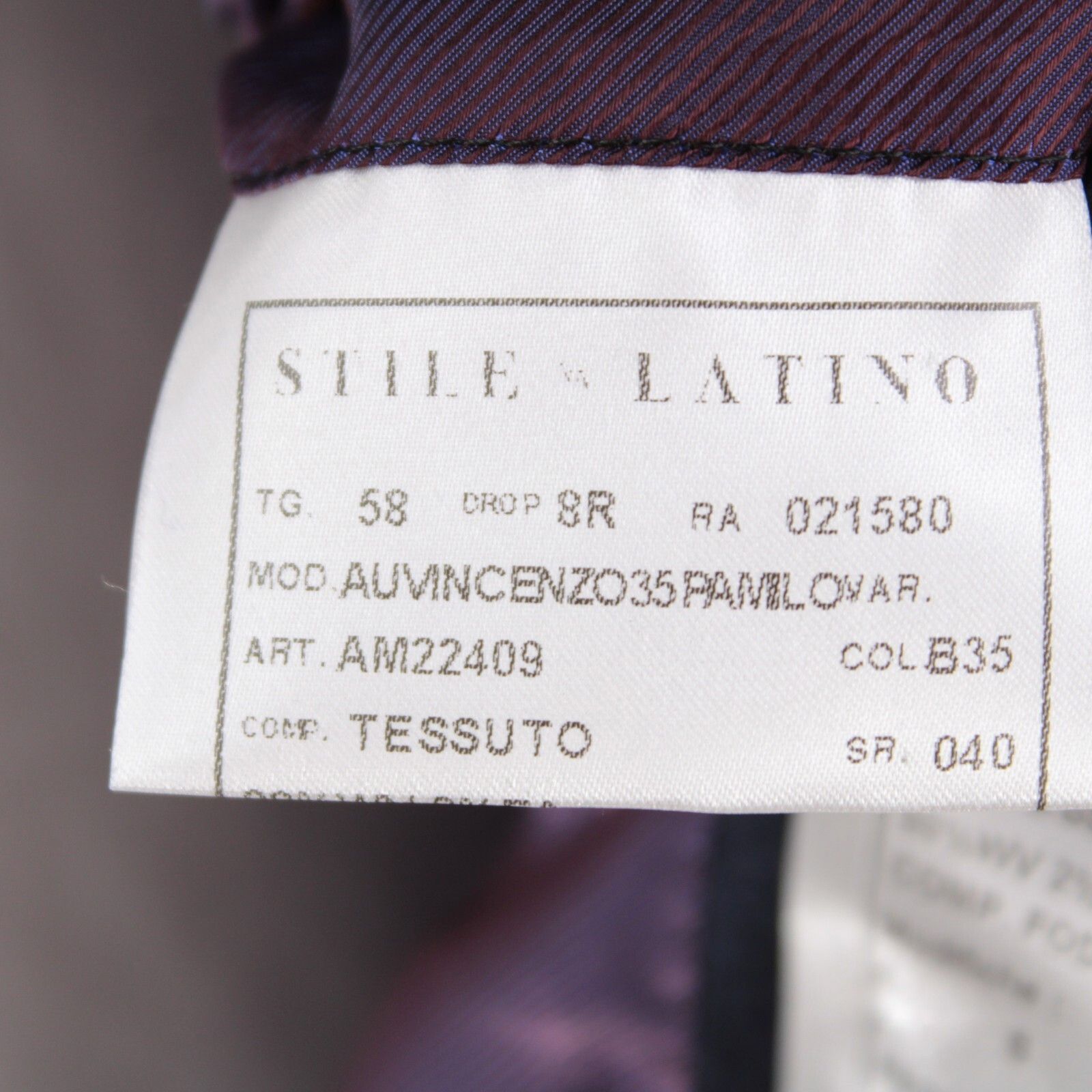 Other Stile Latino Suit Size US 48 Regular in Blue Size 48R - 9 Thumbnail