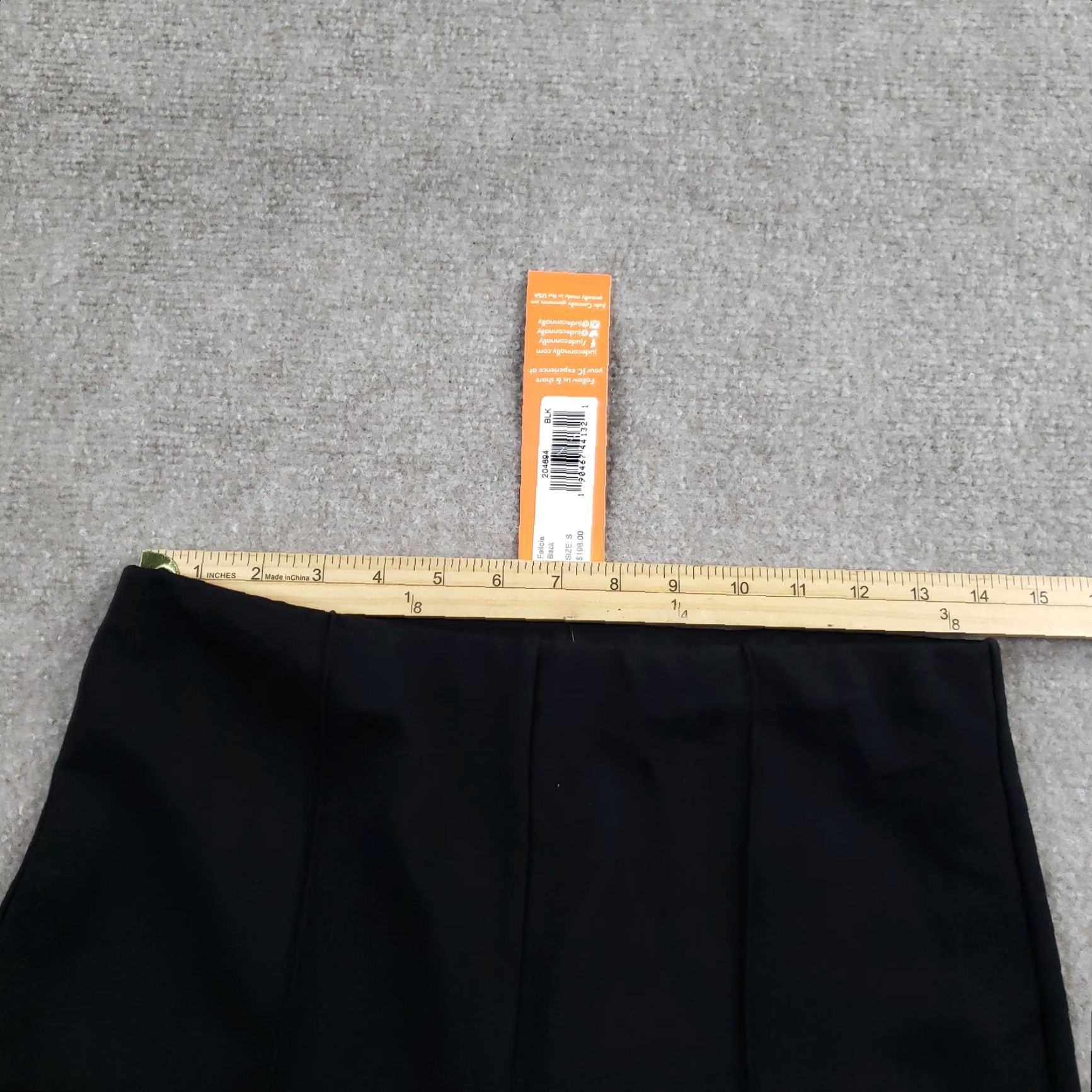 Vintage Jude Connally Womens Small Black Felicia Wide Leg Dress Stretch Made USA Pants Fashion Size 28" / US 6 / IT 42 - 6 Thumbnail