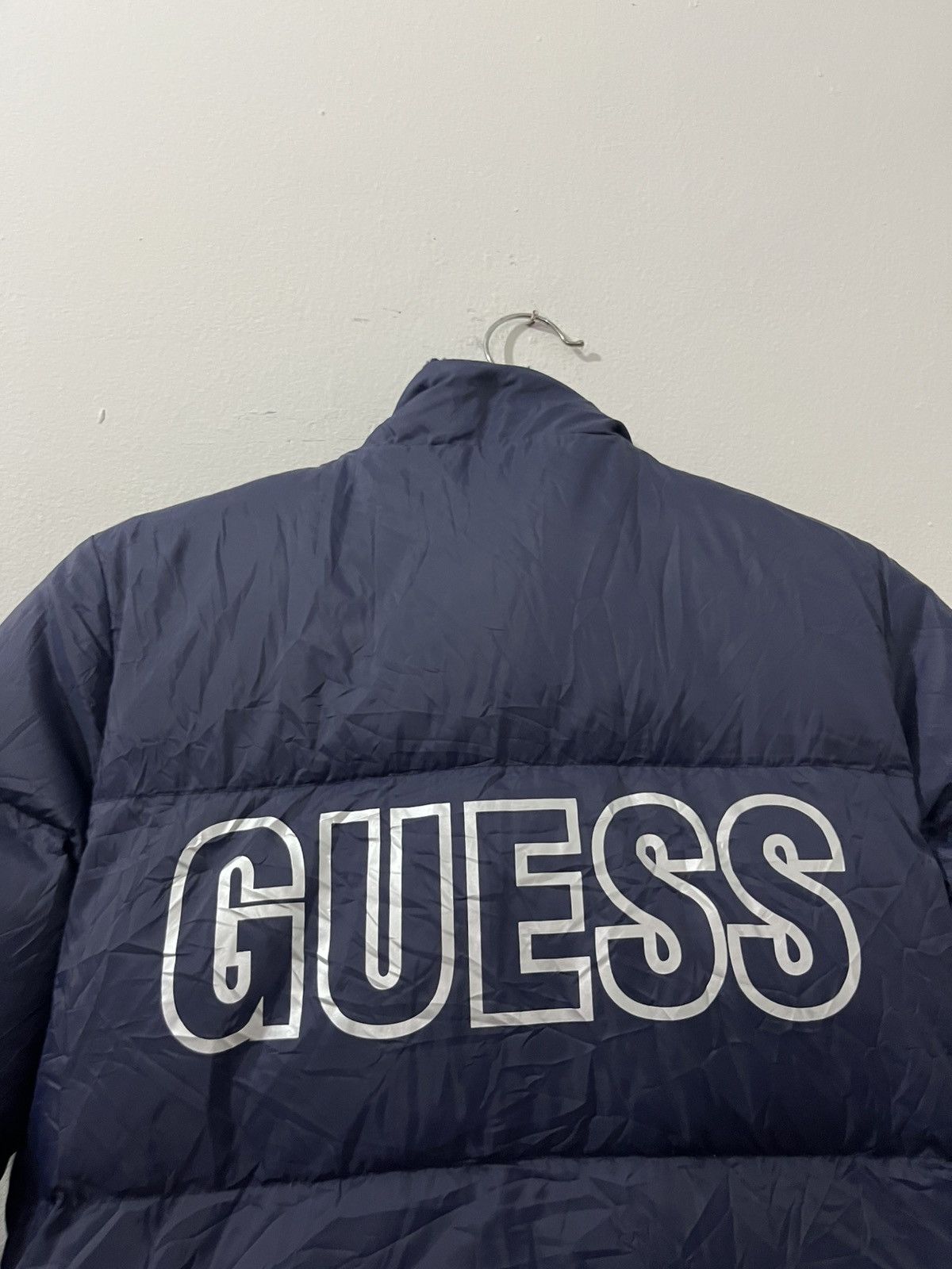 Guess 💥GUESS BIG LOGO REVERSIBLE PUFFER DOWN JACKETS DEEP PILE Size US S / EU 44-46 / 1 - 10 Thumbnail