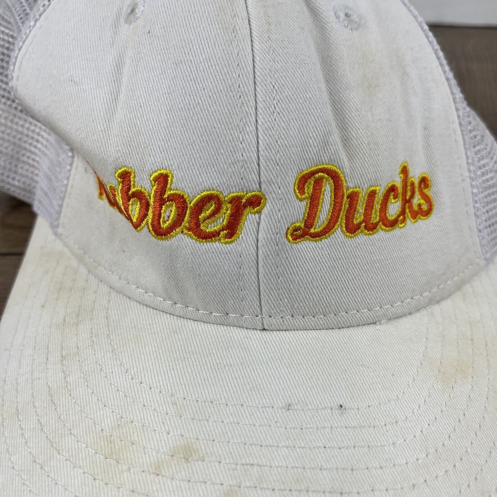 Other Rubber Ducks Snapback Hat Rubber Ducks White Hat Adjustable Size ONE SIZE - 7 Thumbnail