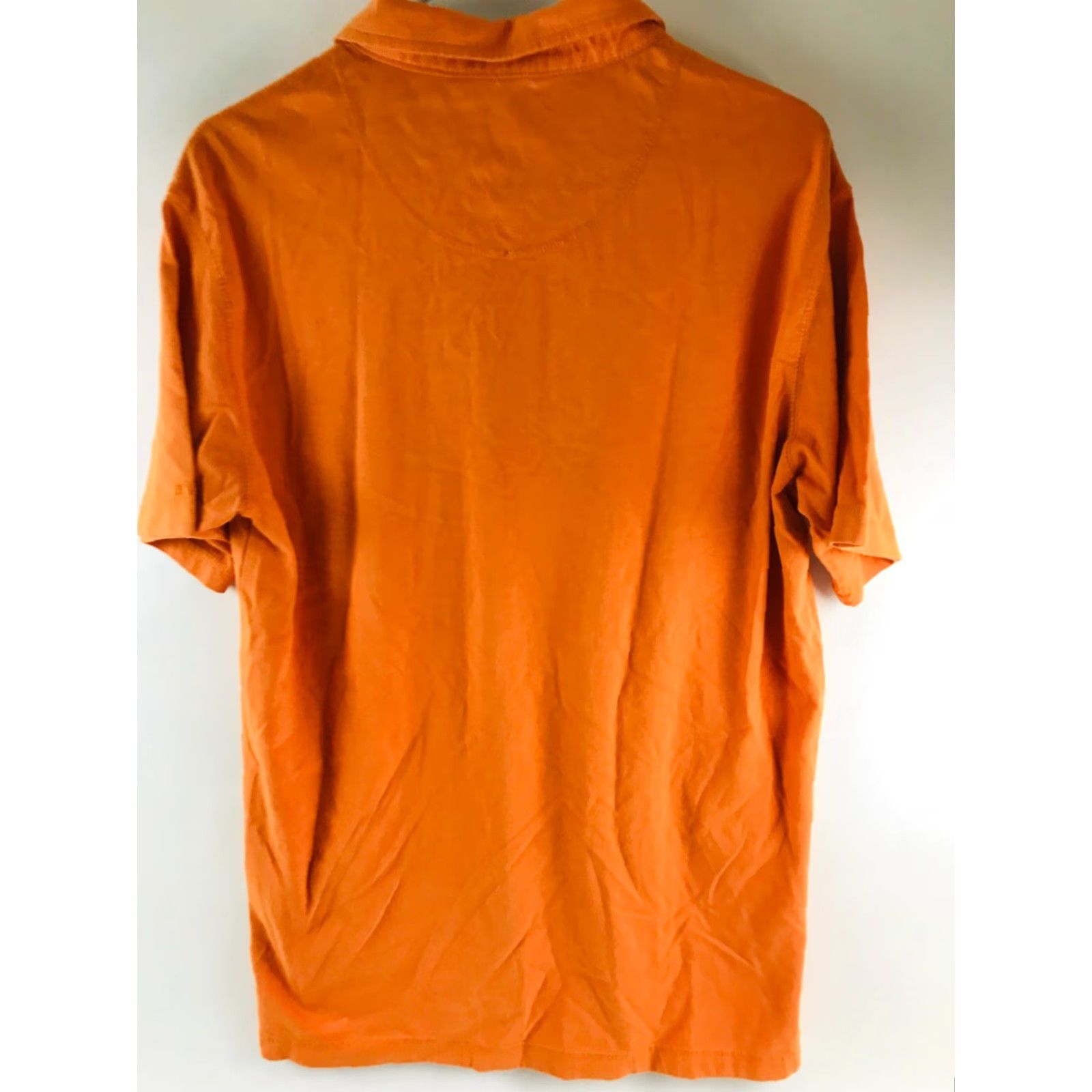 Vintage Woolrich Polo Shirt Mens Orange 1/4 Button Up Collared Short Sleeve M Polo Size US M / EU 48-50 / 2 - 2 Thumbnail