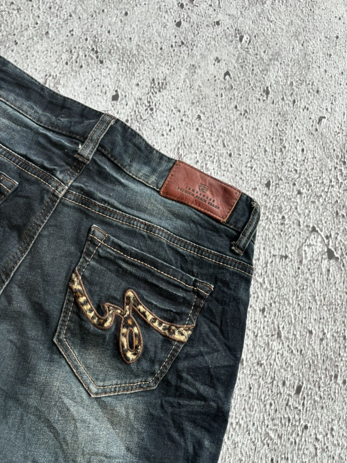 Hysteric Glamour Y2k Jambagee Jeans Leopard Women's Short Size 28" / US 6 / IT 42 - 4 Thumbnail