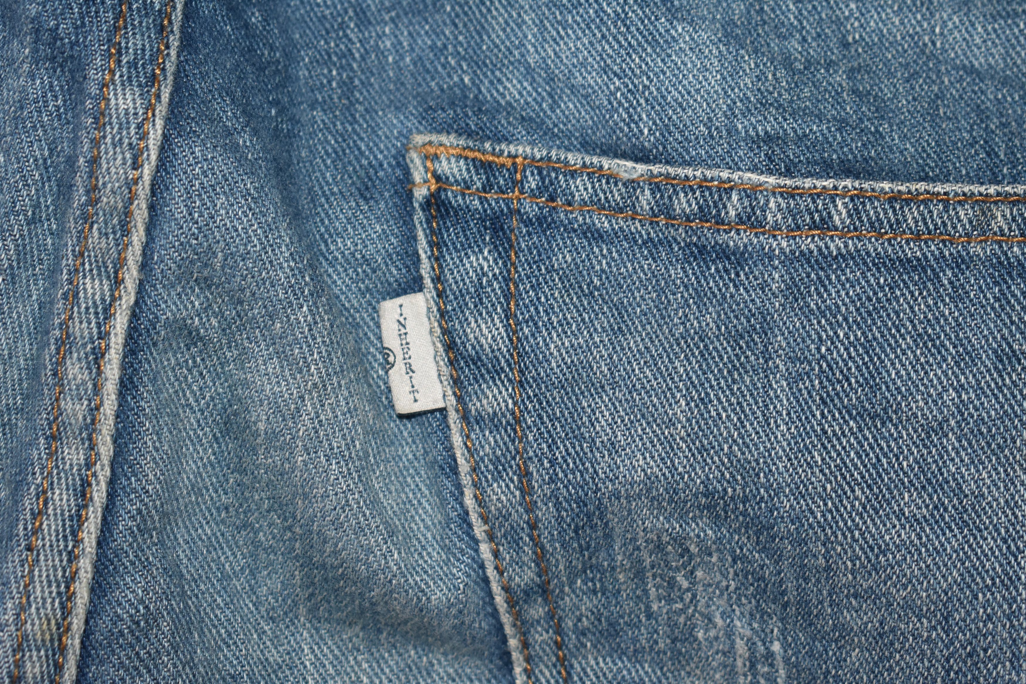 Japanese Brand × Jean Japanese Inherit Distress Slim Denim size 33 Size US 33 - 9 Thumbnail