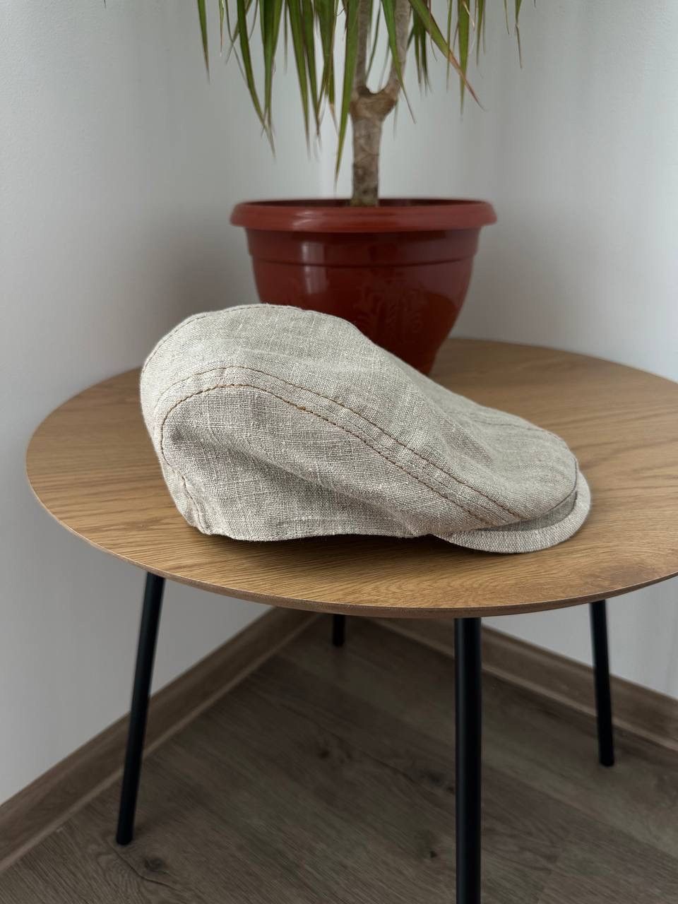 Japanese Brand × Vintage Vintage Petracci Linen Flat Cap Beige Hat Lightweight Cap Size ONE SIZE - 6 Thumbnail