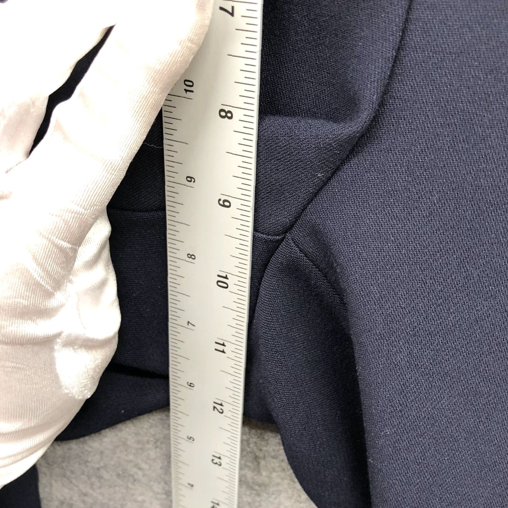 Loft Loft Slim Pencil Pant Womens Size 4 Navy Blue Dress Pant Ankle Mid Rise Size 27" / US 4 / IT 40 - 4 Thumbnail