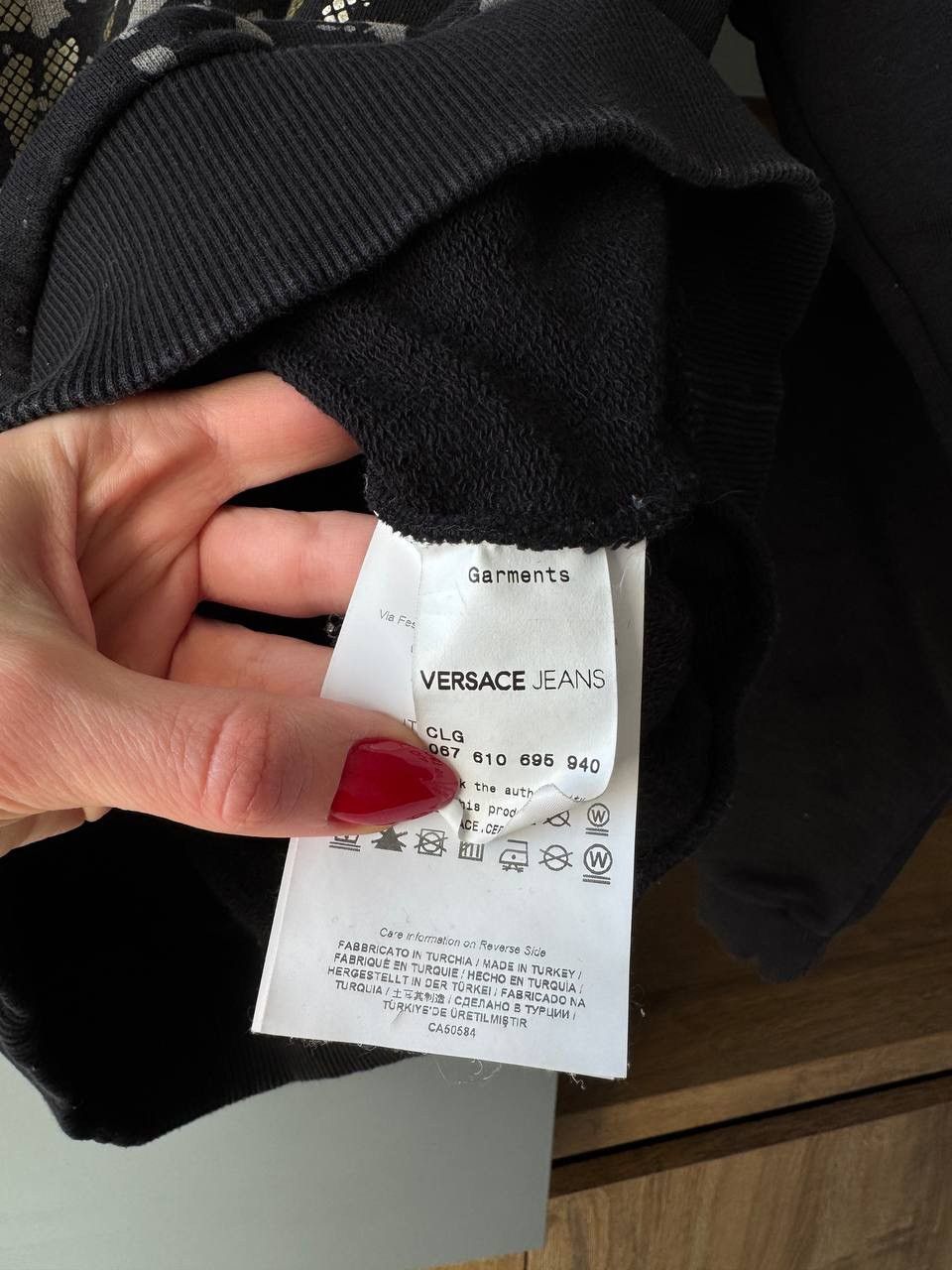 Versace × Versace Jeans Couture Versace Jeans Tiger Black Sweatshirt Size US S / EU 44-46 / 1 - 4 Thumbnail