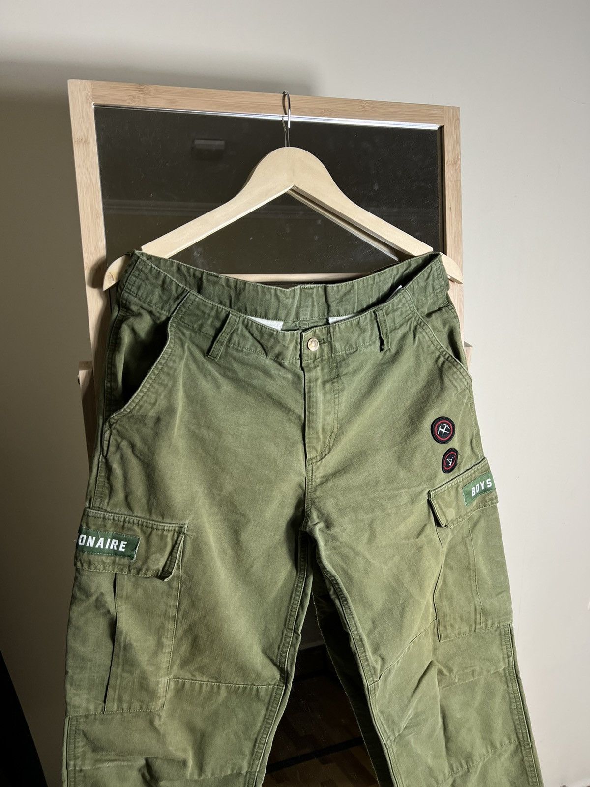 Billionaire Boys Club Y2K Billionaire Boys Club Cargo Pants Olive Green Utility Size US 32 / EU 48 - 2 Thumbnail