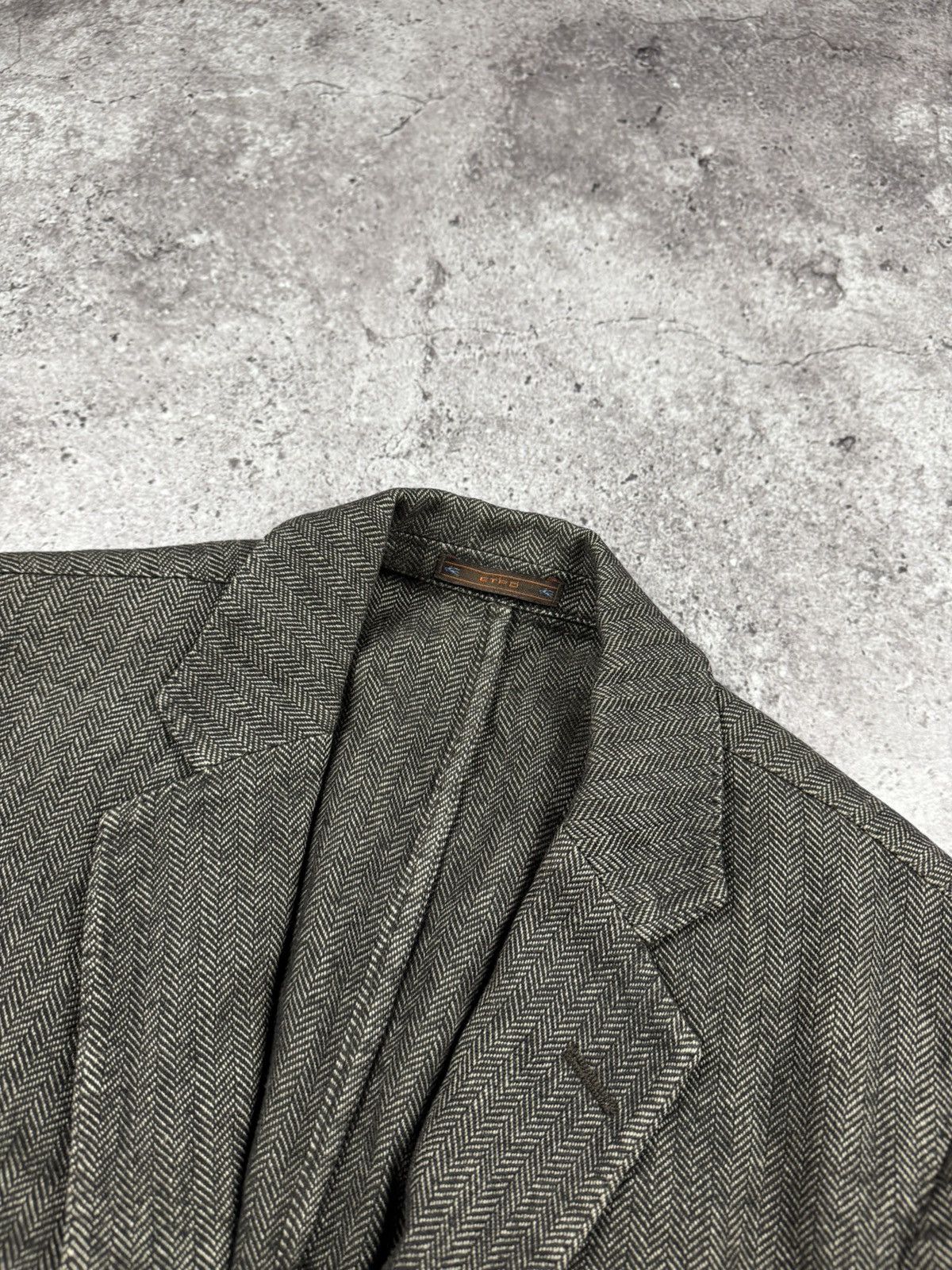 Etro Men's ETRO Tweed Wool Plaid Luxury Blazer Jacket Size 50 Size 40R - 5 Thumbnail