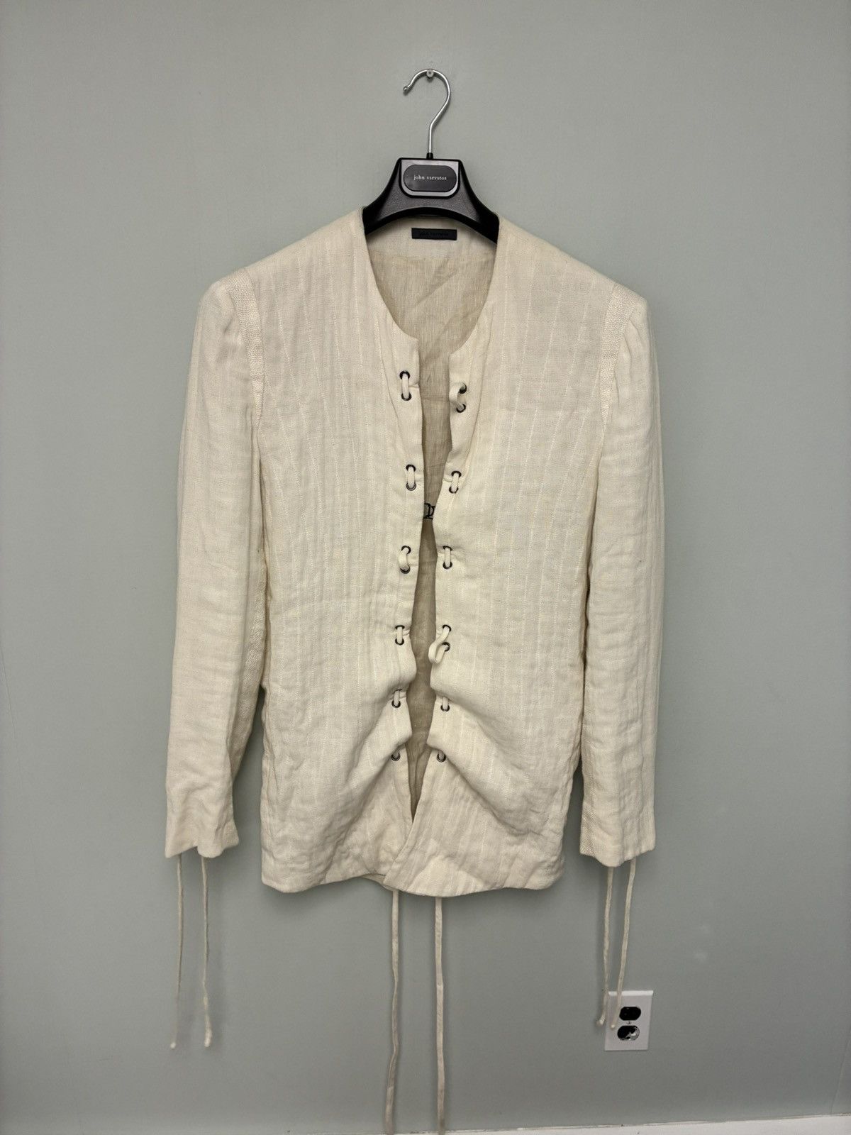 John Varvatos Articulate Elbow Hook Bar Strings Jacket EU 48 USA 38 Size US M / EU 48-50 / 2 - 8 Thumbnail
