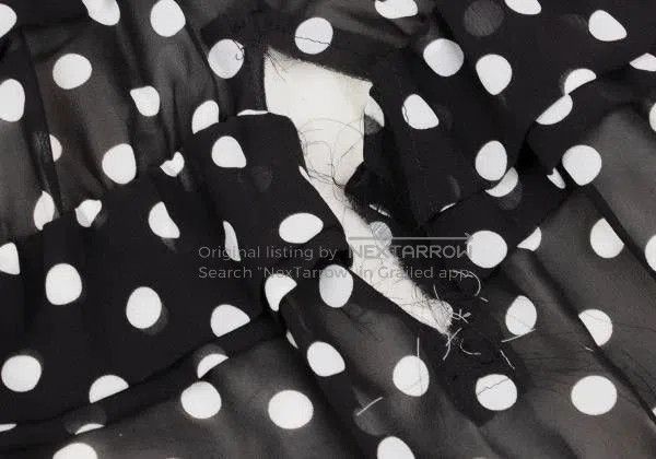 Comme des Garcons COMME des GARCONS Black Polka Dot Skirt. Size US 34 / EU 50 - 6 Thumbnail