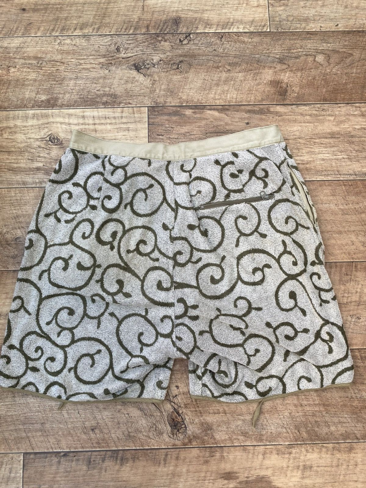 Kapital Kountry KAPITAL KOUNTRY Japan Scroll Jacquard Terry Shorts - RARE Size US 36 / EU 52 - 3 Thumbnail