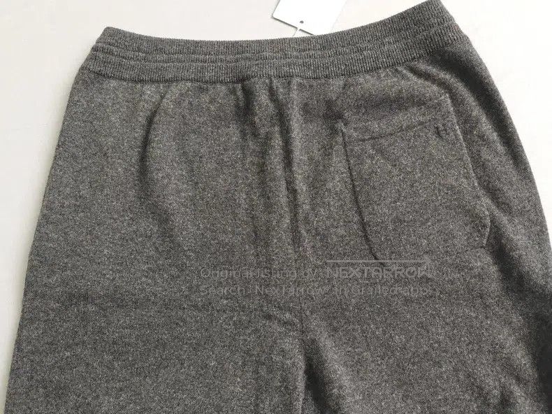 Hermes Hermes size XL Men's cashmere sport trousers, dark gray ver Size US 27 - 6 Thumbnail