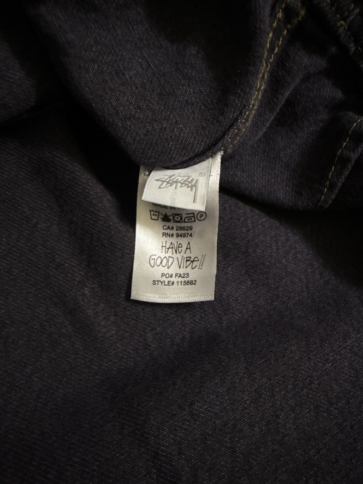 Stussy Stussy Zip Work Denim Jacket Size US XL / EU 56 / 4 - 5 Thumbnail