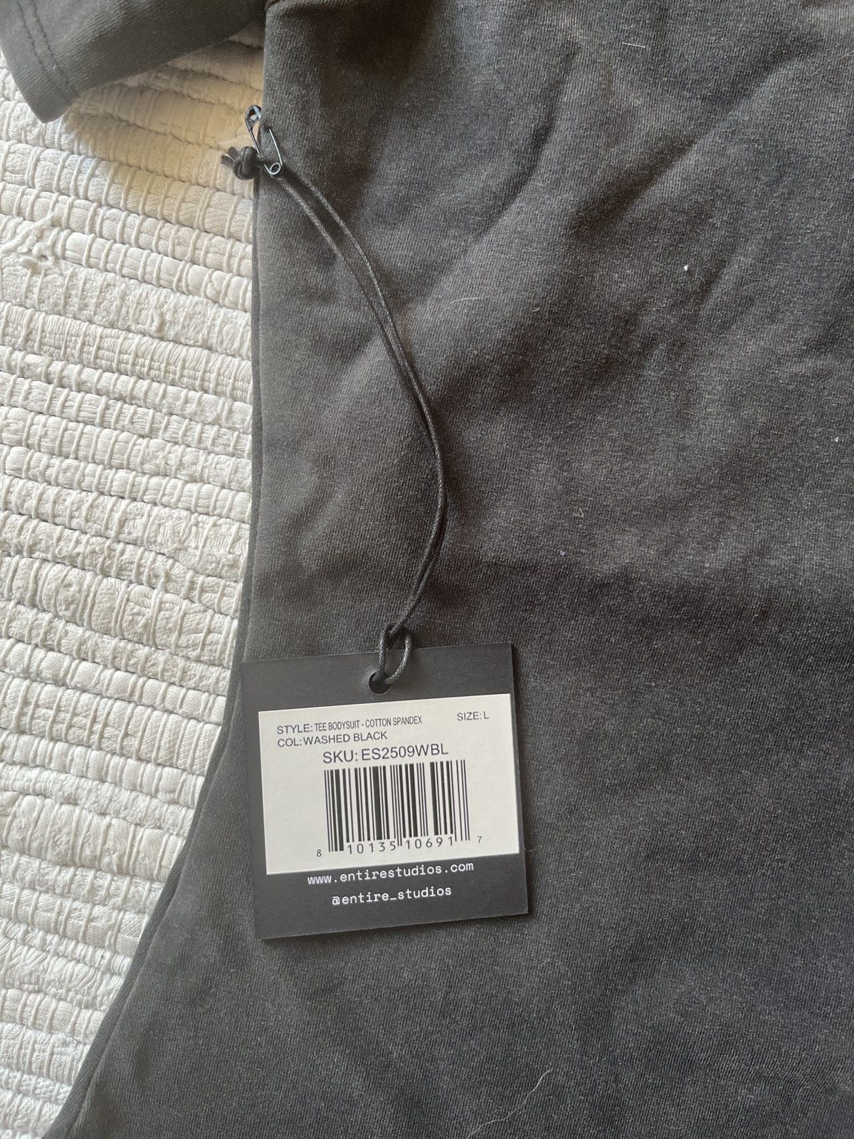 Entire Studios TEE BODYSUIT SOOT Size L / US 10 / IT 46 - 7 Thumbnail
