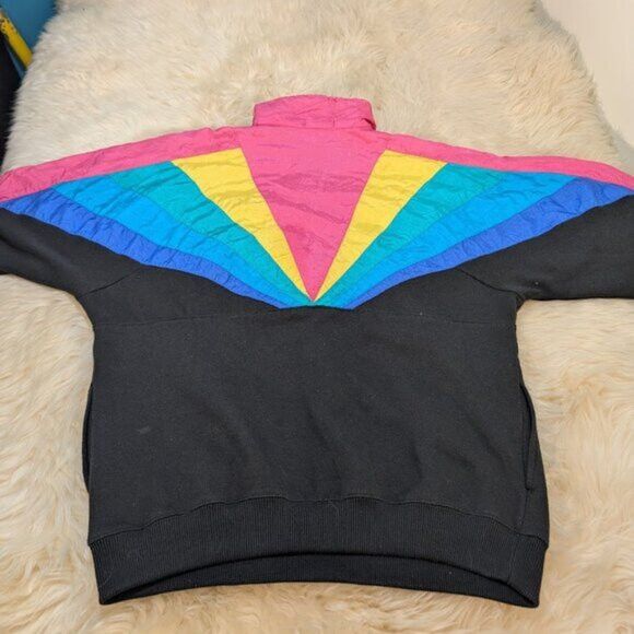 Other VTG 80's Lavon Color Block Abstract Windbreaker Women Sz L Size L / US 10 / IT 46 - 7 Thumbnail
