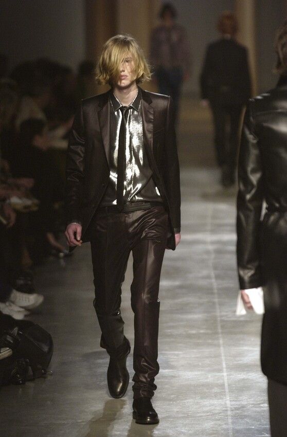 Dior Homme by Hedi Slimane fw02 Reflexion wool dress pants