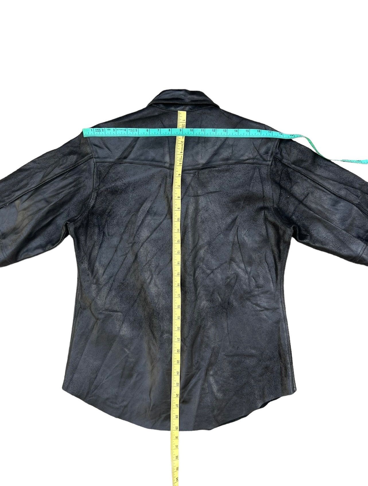 Leather B.B.H. Clothing Japan Distress Cow Leather Western Shirt Size US M / EU 48-50 / 2 - 4 Thumbnail