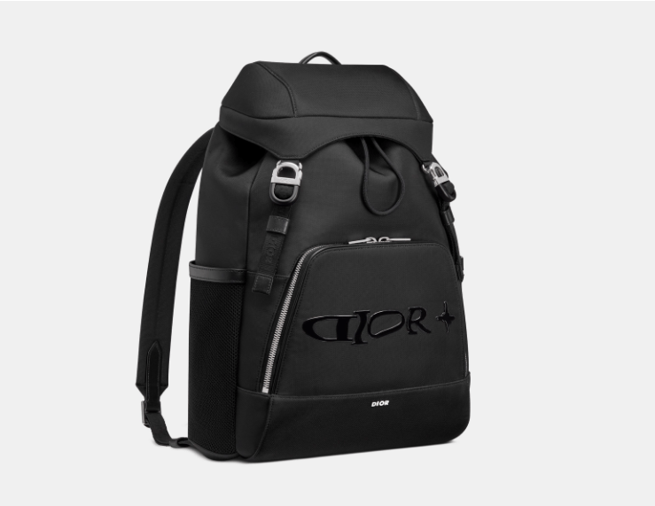 Dior o1w1db10825 Size : OS / 1EIBA1 Backpack with Flap in Black Size ONE SIZE - 2 Thumbnail
