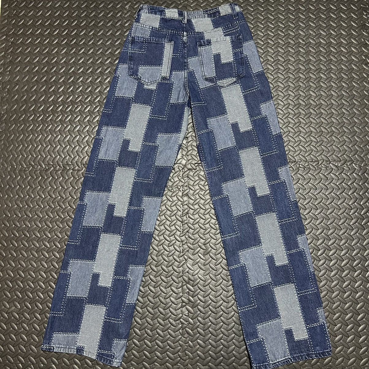 Shein Shein Jeans Patchwork Womens Size Small High Rise Denim Size 26" / US 2 / IT 38 - 11 Thumbnail